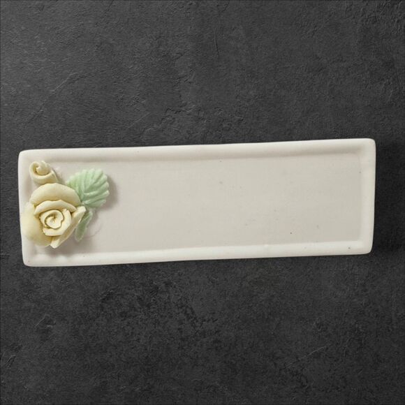 Vintage Ardalt Japan Porcelain Floral Place Card Holders Set of 6 Pink Blue Tea - Picture 11 of 14